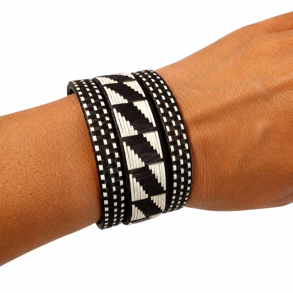 🌿 Pulsera Artesanal en Palma de Iraca – Hecha a Mano 3,0 CM