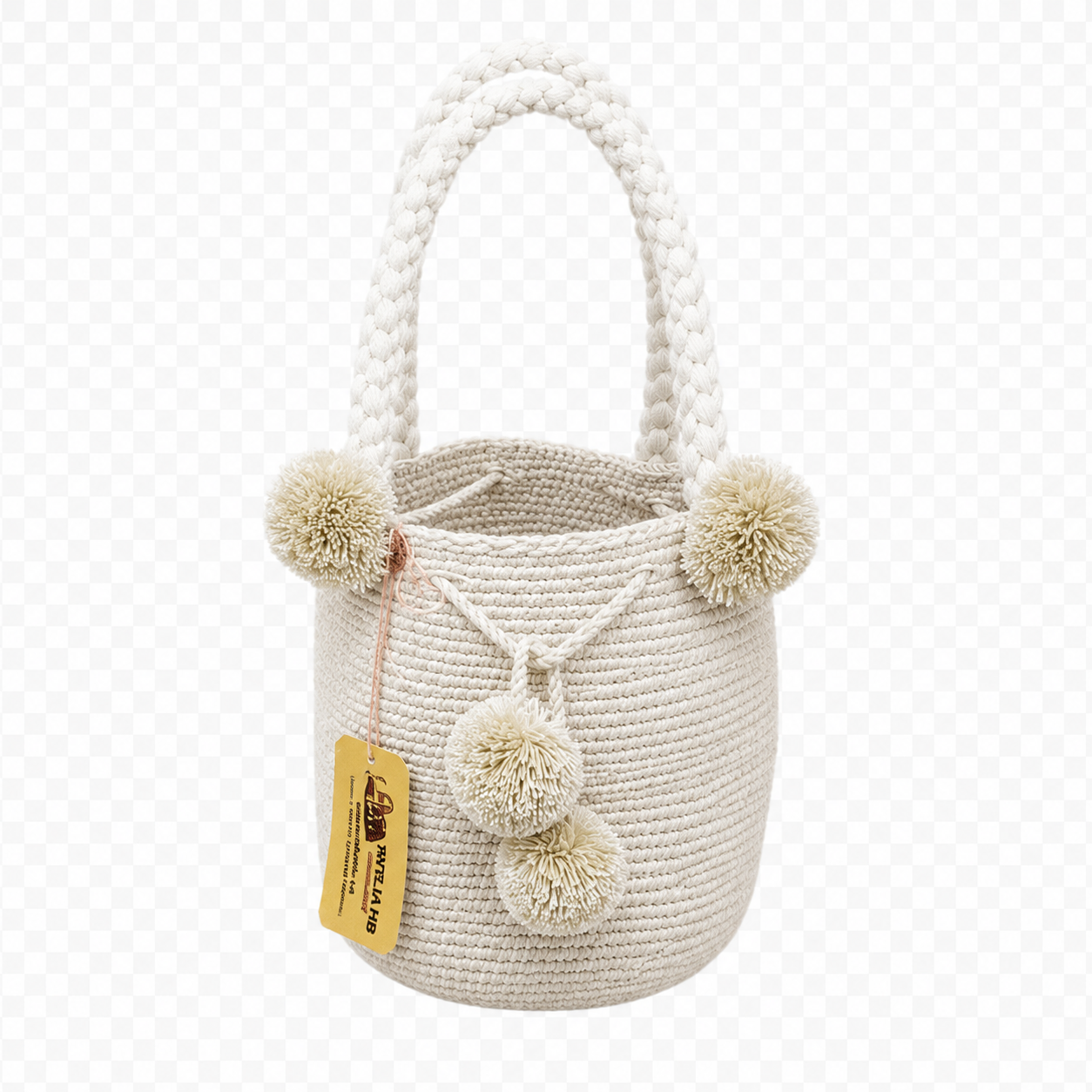 Bolso Wayuu Pequeño Unicolor Ref. AKBP08