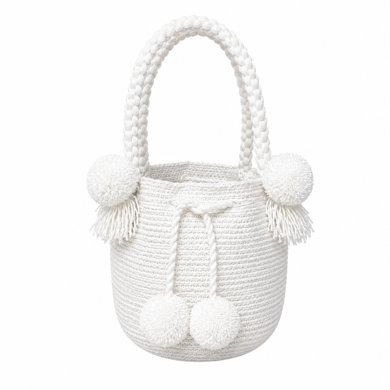 Bolso Wayuu Pequeño Unicolor Ref. AKBP05
