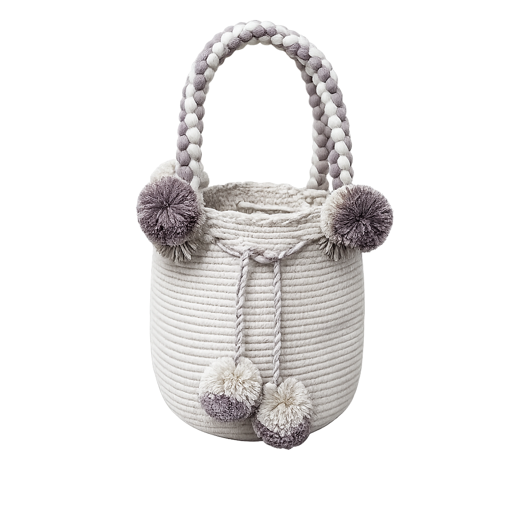 Bolso Wayuu Pequeño Unicolor Ref. AKBP06